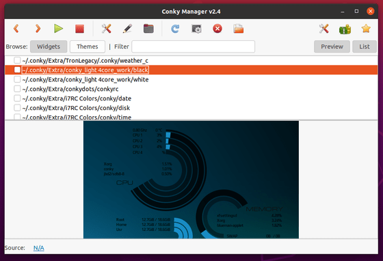 conky manager ubuntu 20.04